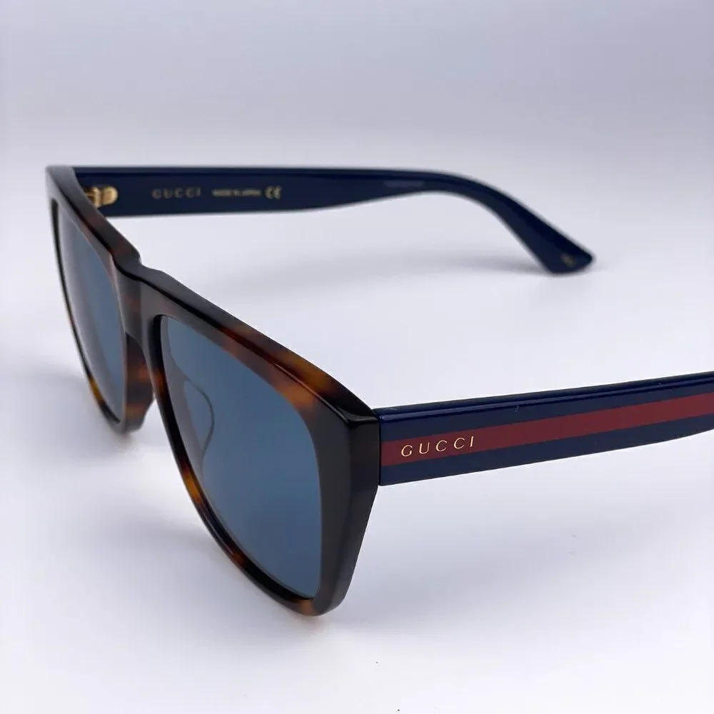 SALE! NEW Gucci Web GG0926S  002 Havana Blue Men Sunglasses